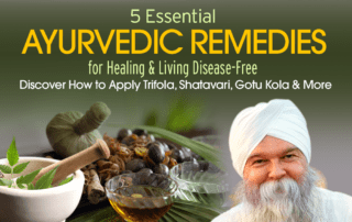 5 Ayurvedic Remedies for Healing & Living Disease Free with K.P. Khalsa