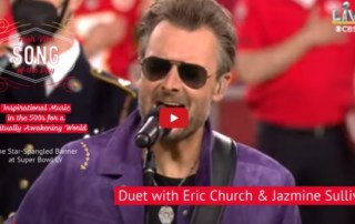 The Star Spangled Banner is Our High Vibe Song of the Week in the 500s Super Bowl LV Duet with Eric Church and Jazmine Sullivan (1)