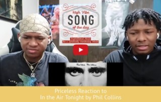 Priceless Reaction to In the Air Tonight by Phil Collins Todays High Vibe Song of the Day