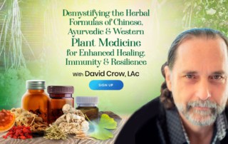 Demystifying the Herbal Formulas of Chinese, Ayurvedic & Western Plant Medicine for Enhanced Healing, Immunity & Resilience with David Crow (October – November 2021)