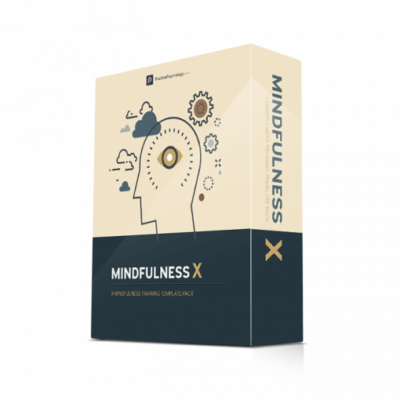 Mindfulness X© is a comprehensive 8-session mindfulness training package that includes everything you need to offer mindfulness training