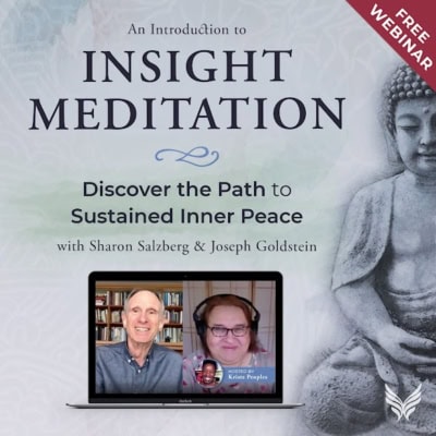 An Introduction to Insight Meditation Discover the Path to Sustained Inner Peace Join world-renowned teachers Sharon Salzberg and Joseph Goldstein